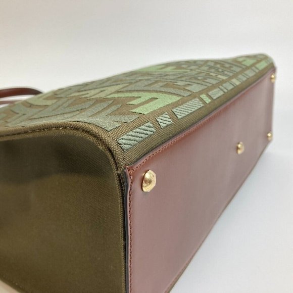 FENDI FF total pattern Peekaboo X Tote 2WAY Shoulder Bag Tote Bag - Picture 6 of 12